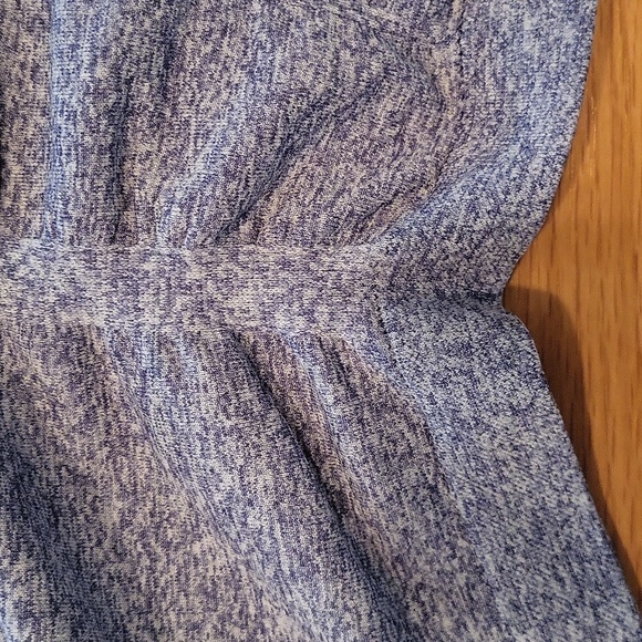 Athleta Fastest Track Short Sleeve Tee - Heathered Blue - S - Picture 4 of 5